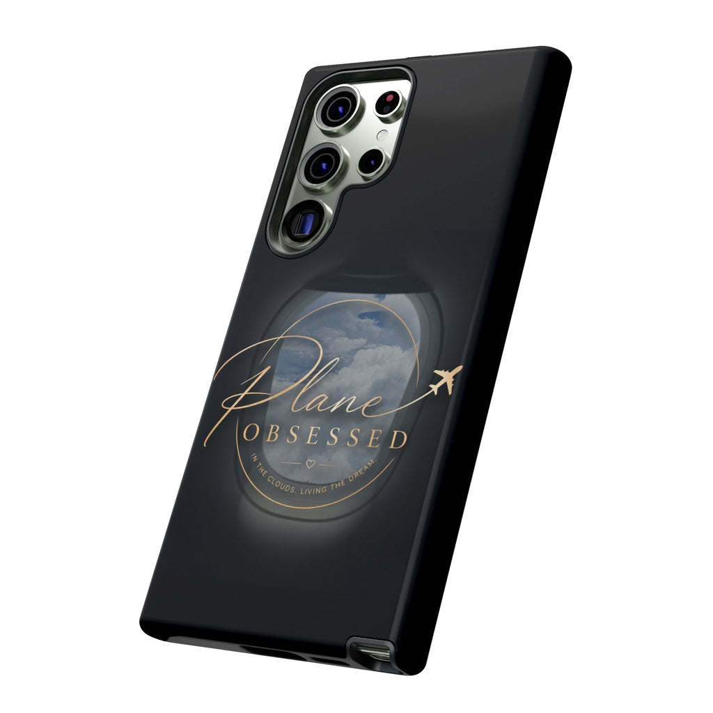 Plane Obsessed Phone Case — Protective Tough Case for Aviation Lovers