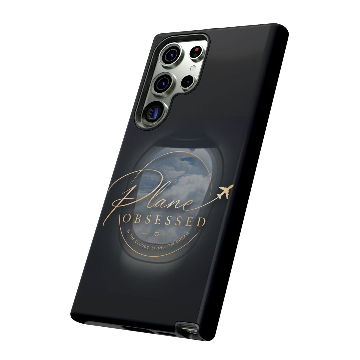 Plane Obsessed Phone Case — Protective Tough Case for Aviation Lovers