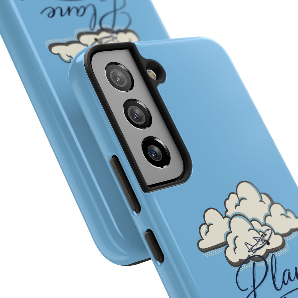 Phone Case — "Plane Obsessed" Cloud Sky Tough Protective Case