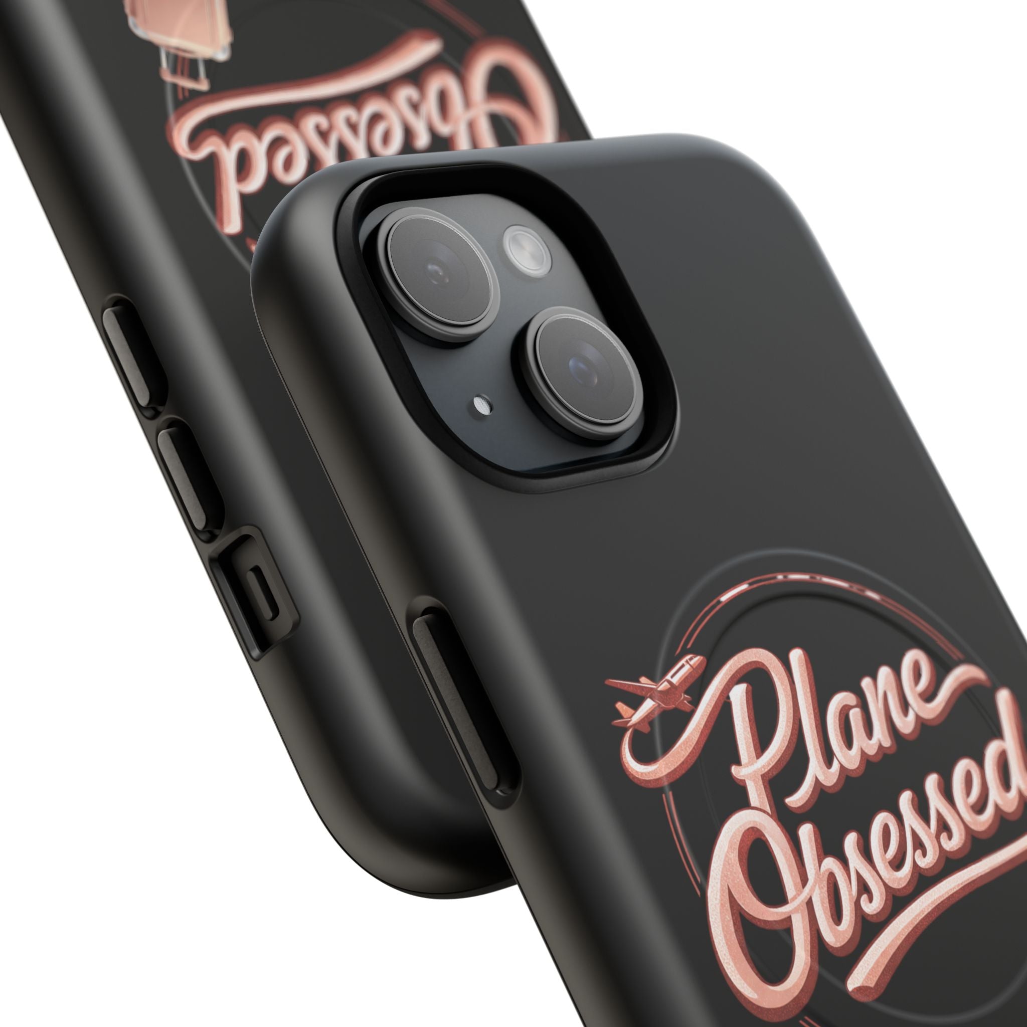 Plane Obsessed Magnetic Phone Case — Tough Protective Travel Case with Luggage Design