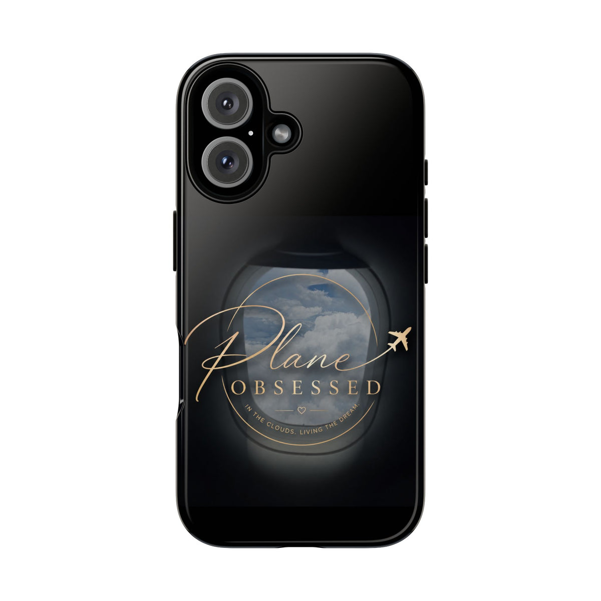 Plane Obsessed Phone Case — Protective Tough Case for Aviation Lovers