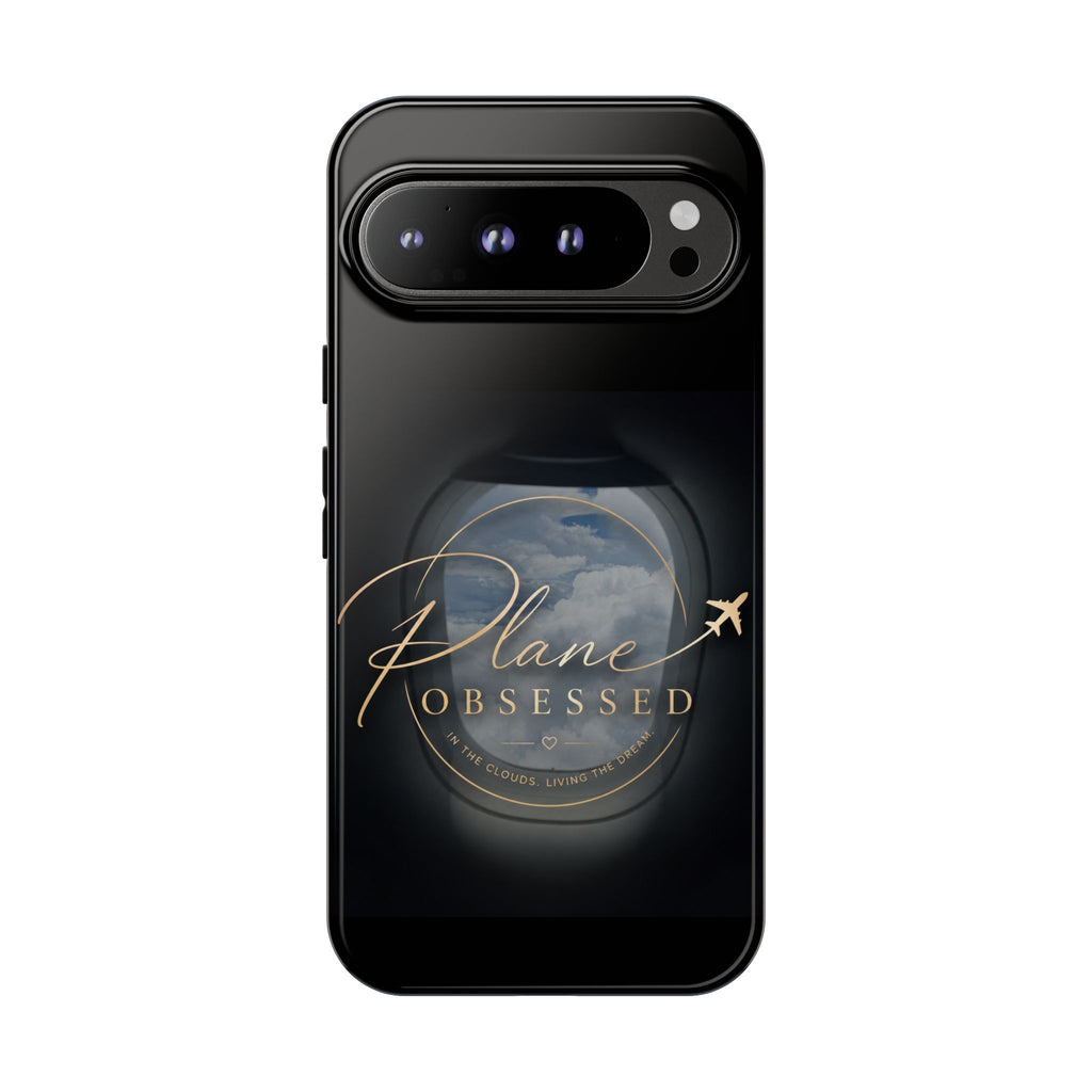 Plane Obsessed Phone Case — Protective Tough Case for Aviation Lovers