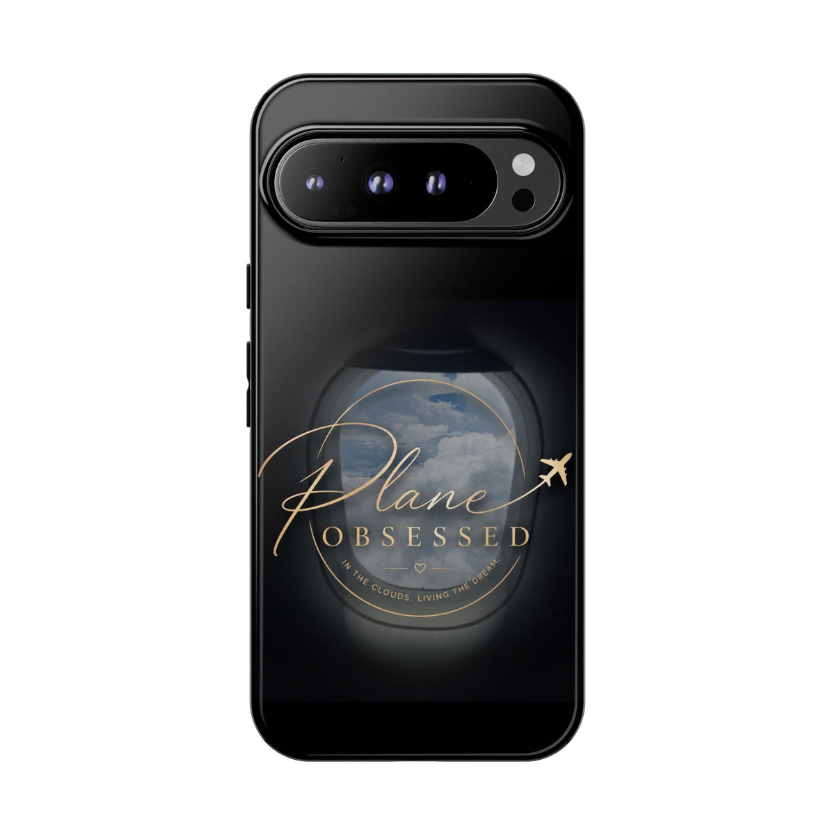 Plane Obsessed Phone Case — Protective Tough Case for Aviation Lovers