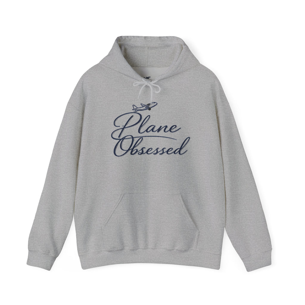 Planet Obsessed Hoodie — Retro Script Space Lover Pullover