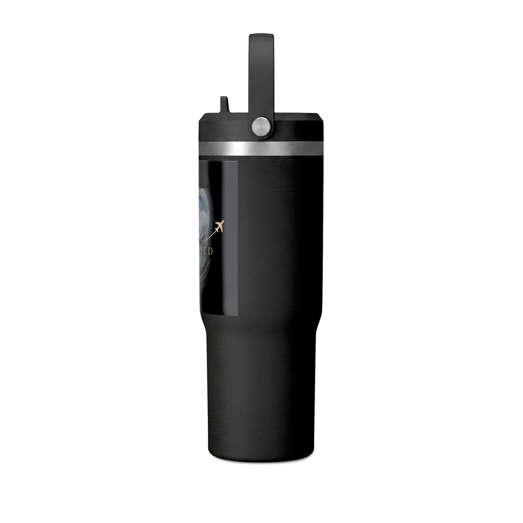 Above The Cloud : Nomad 32oz Travel Tumbler — 'Plane Obsessed' Insulated Stainless Steel Bottle