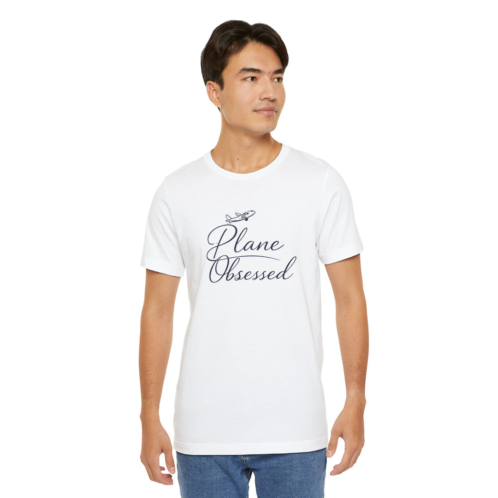 Plane Obsessed Tee — Flight Mode Graphic T‑Shirt for Aviation Lovers