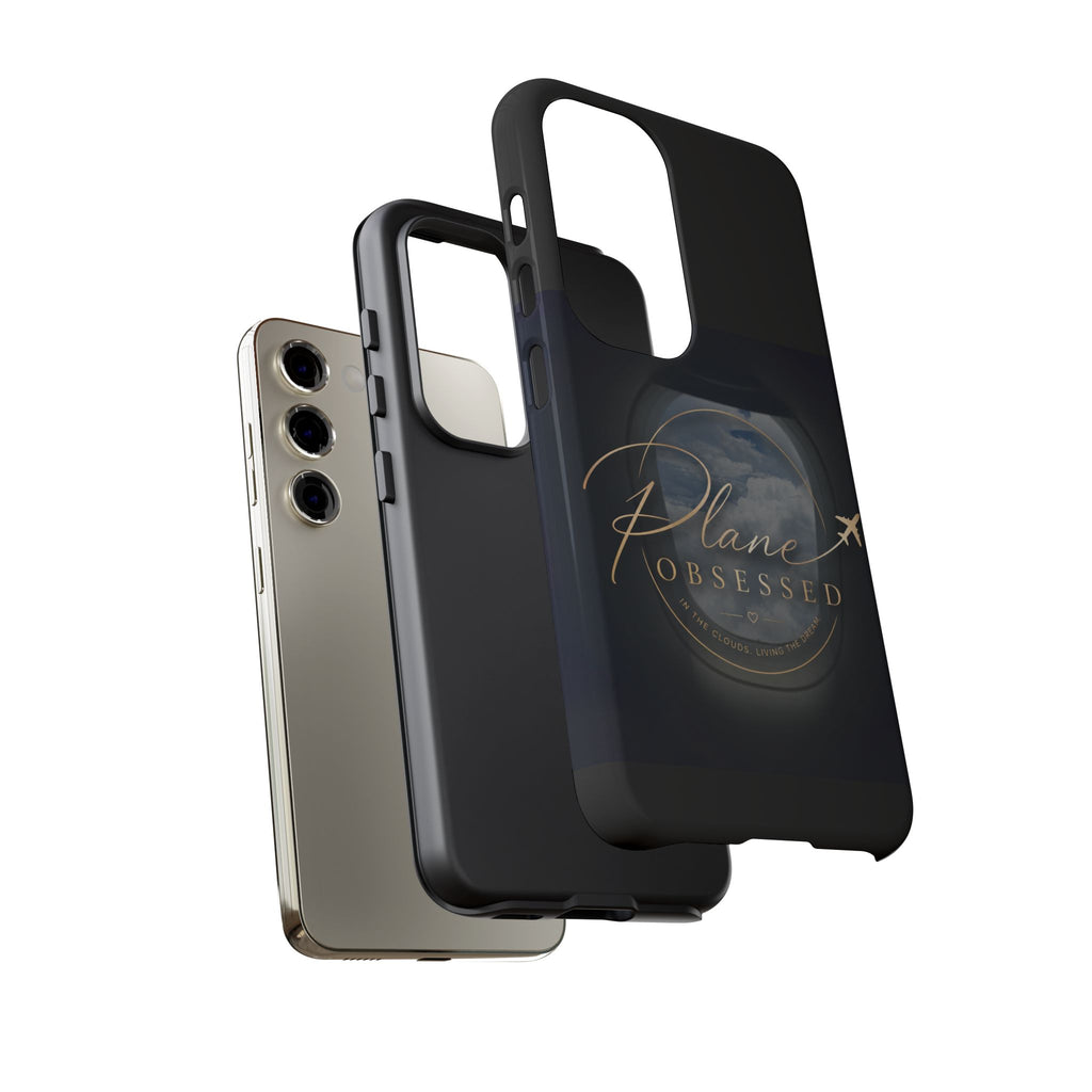 Plane Obsessed Phone Case — Protective Tough Case for Aviation Lovers