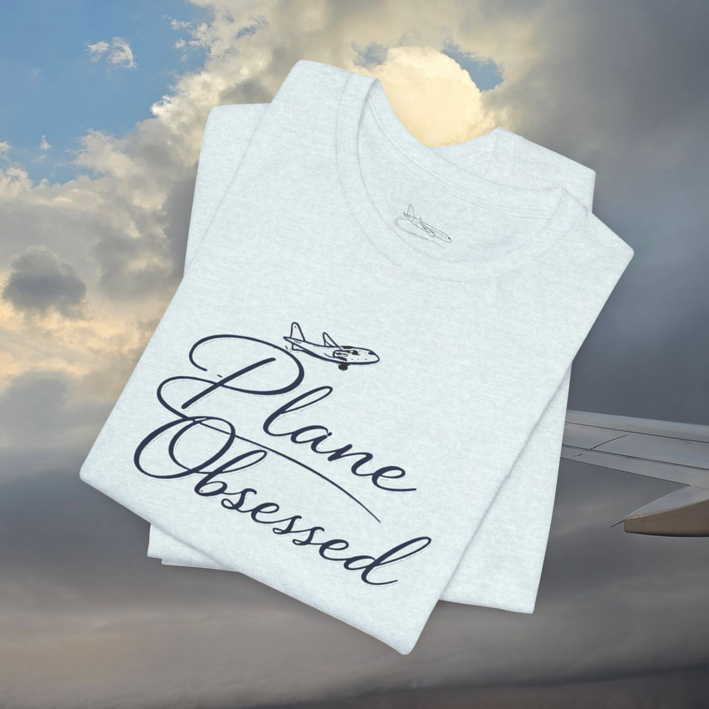 Plane Obsessed Tee — Flight Mode Graphic T‑Shirt for Aviation Lovers