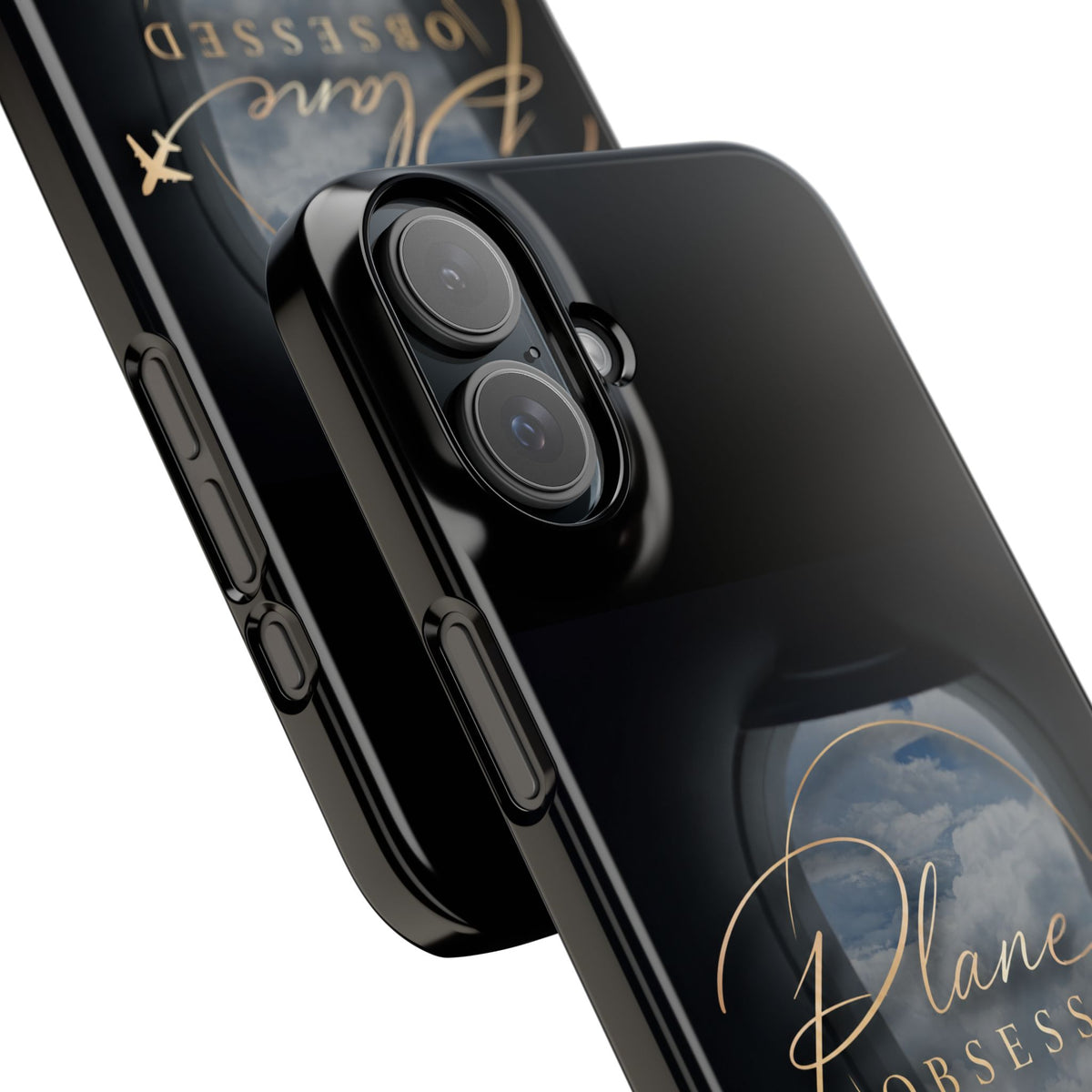 Plane Obsessed Slim Phone Case — Travel Airplane Window Design