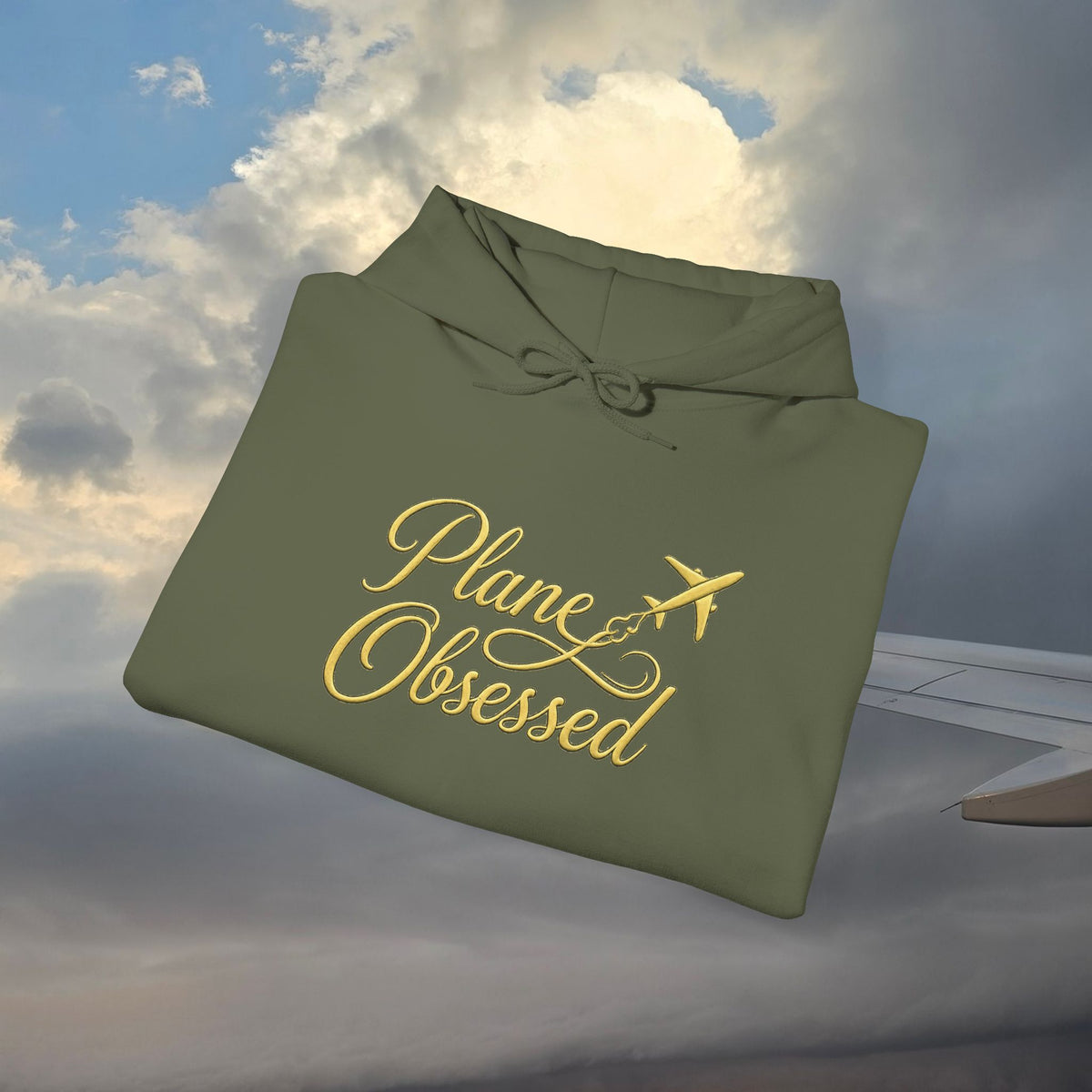 Planet Obsessed Hoodie — Retro Script Space Lover Pullover
