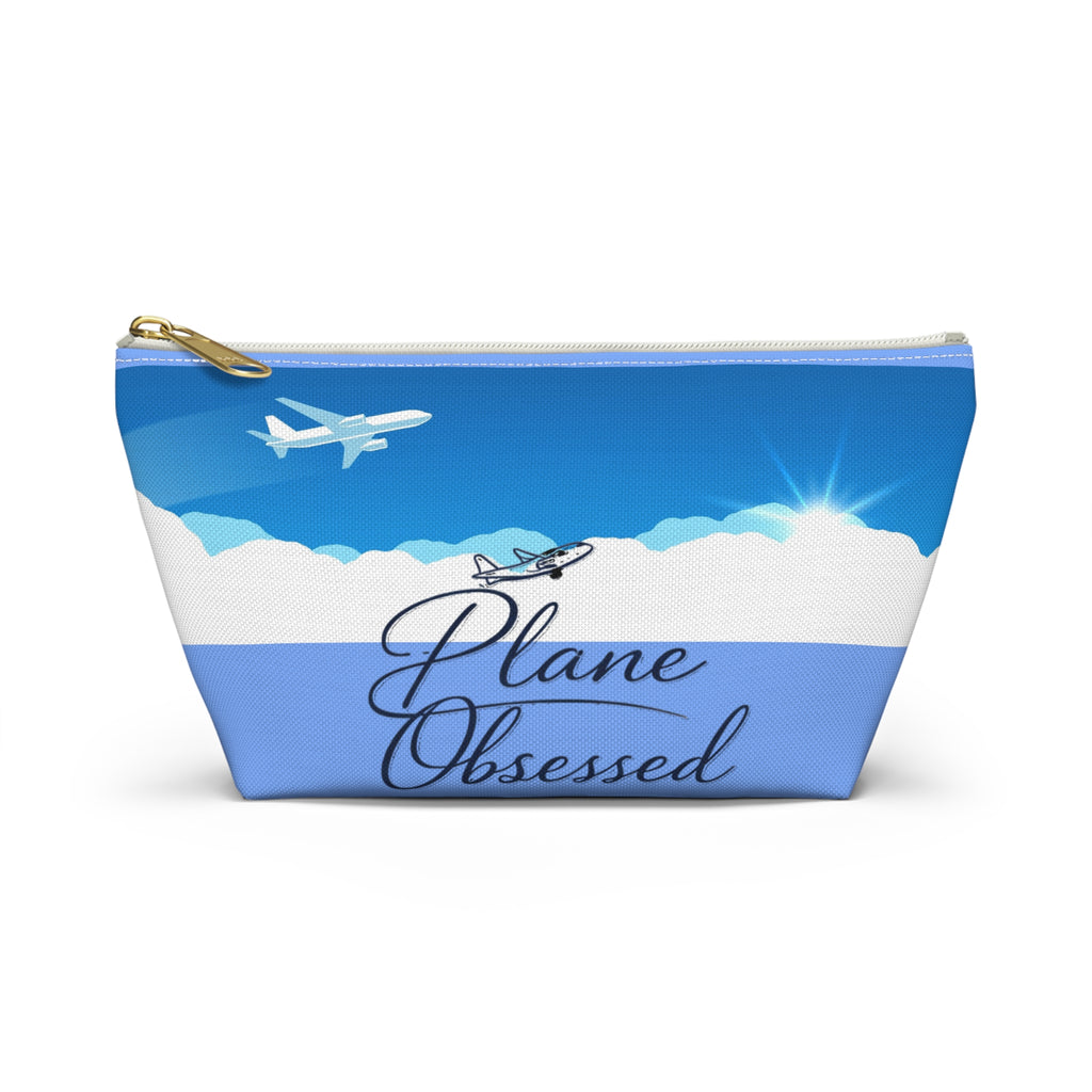 Travel Accessory Pouch — “Plane Obsessed” / “Life at 35,000 ft” Makeup Bag