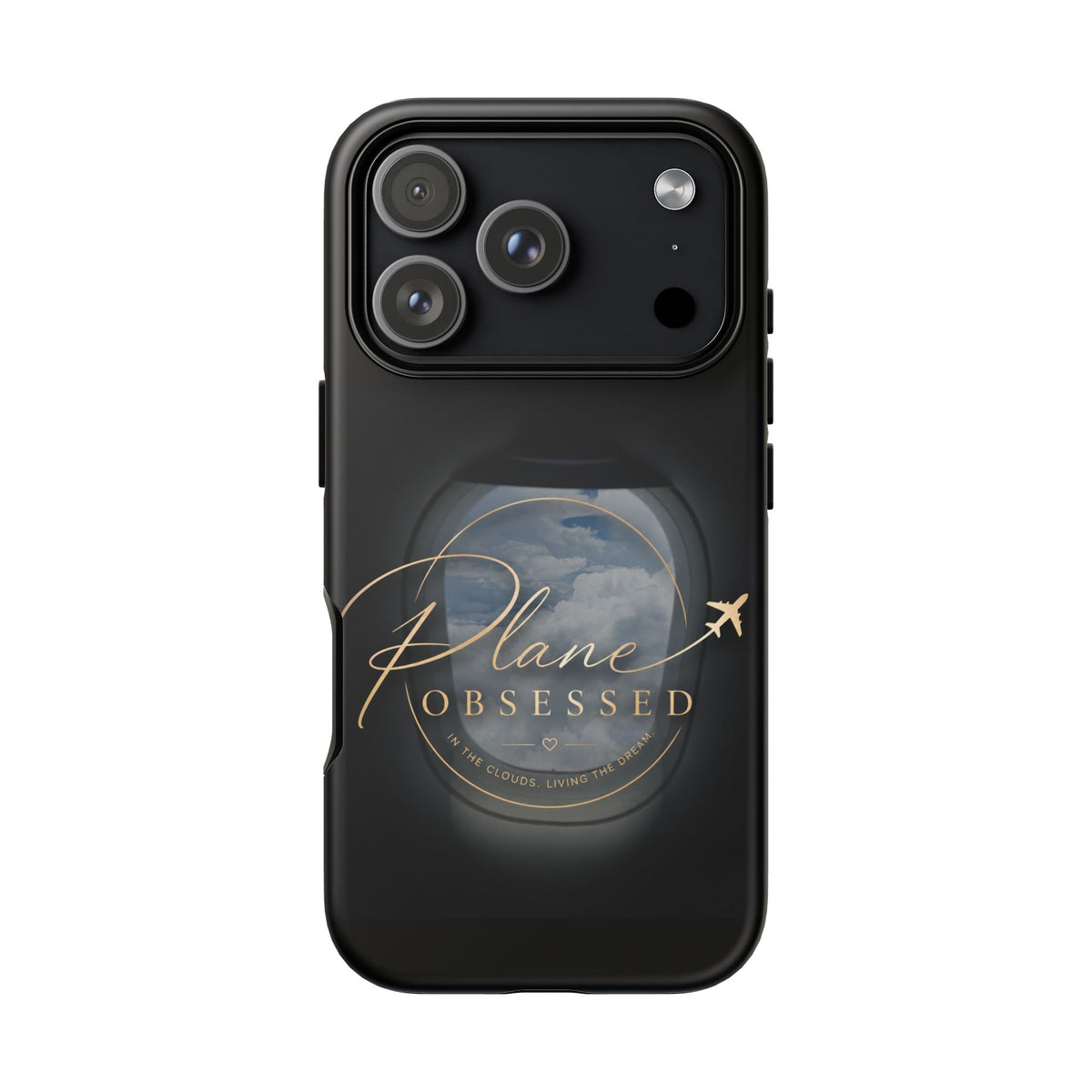 Plane Obsessed Phone Case — Protective Tough Case for Aviation Lovers