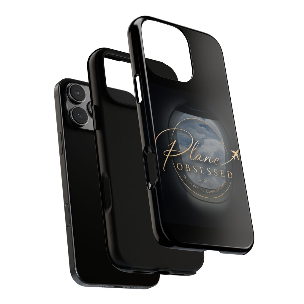 Plane Obsessed Phone Case — Protective Tough Case for Aviation Lovers