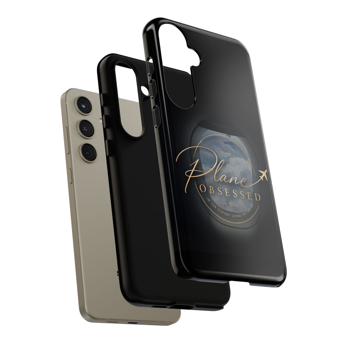 Plane Obsessed Phone Case — Protective Tough Case for Aviation Lovers