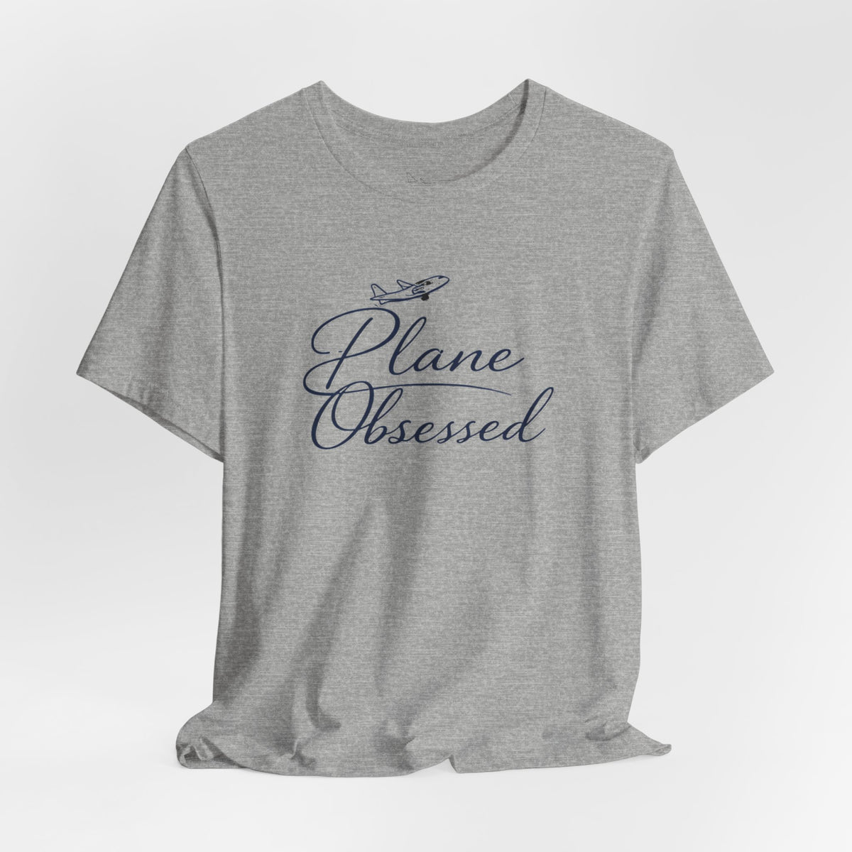 Plane Obsessed Tee — Flight Mode Graphic T‑Shirt for Aviation Lovers