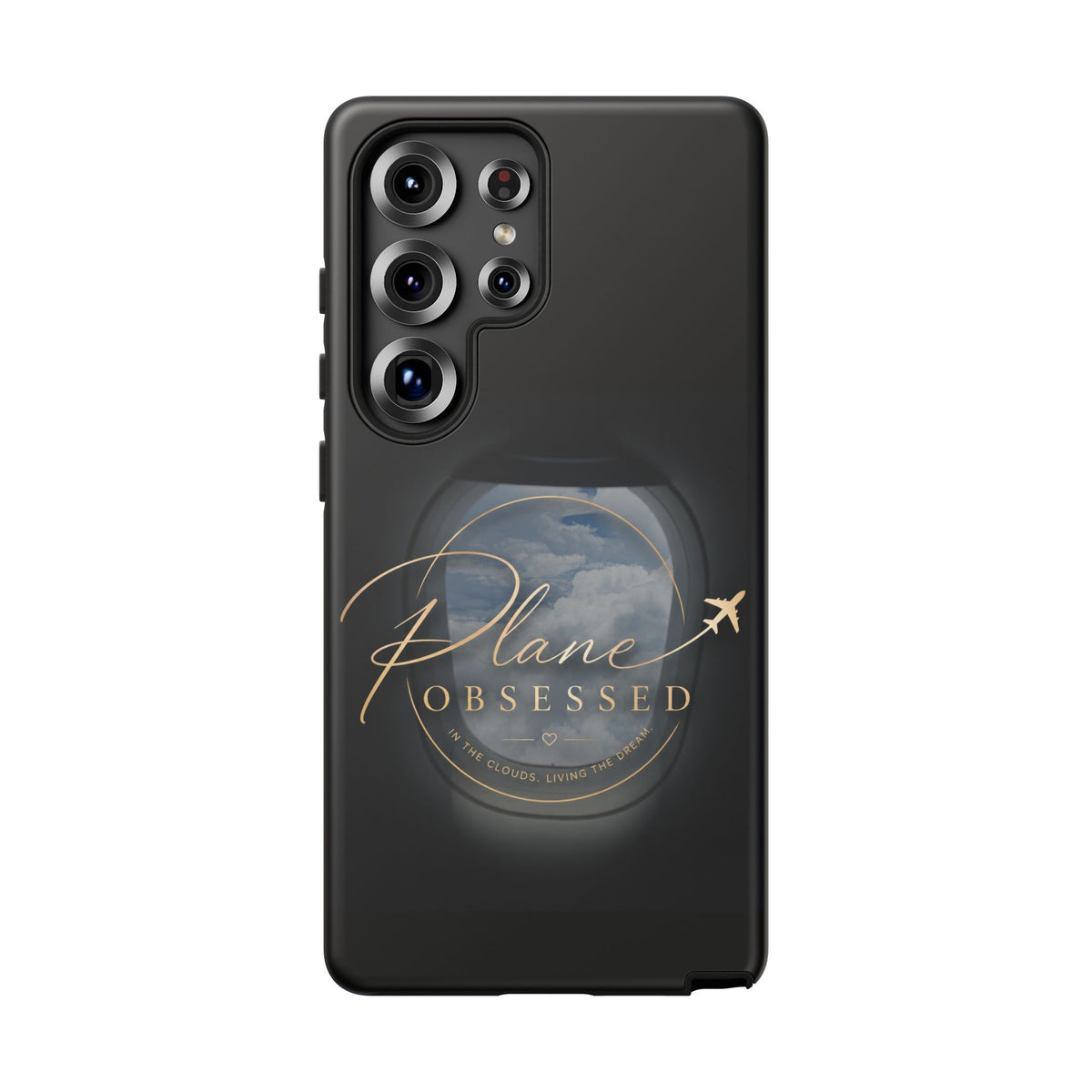 Plane Obsessed Phone Case — Protective Tough Case for Aviation Lovers