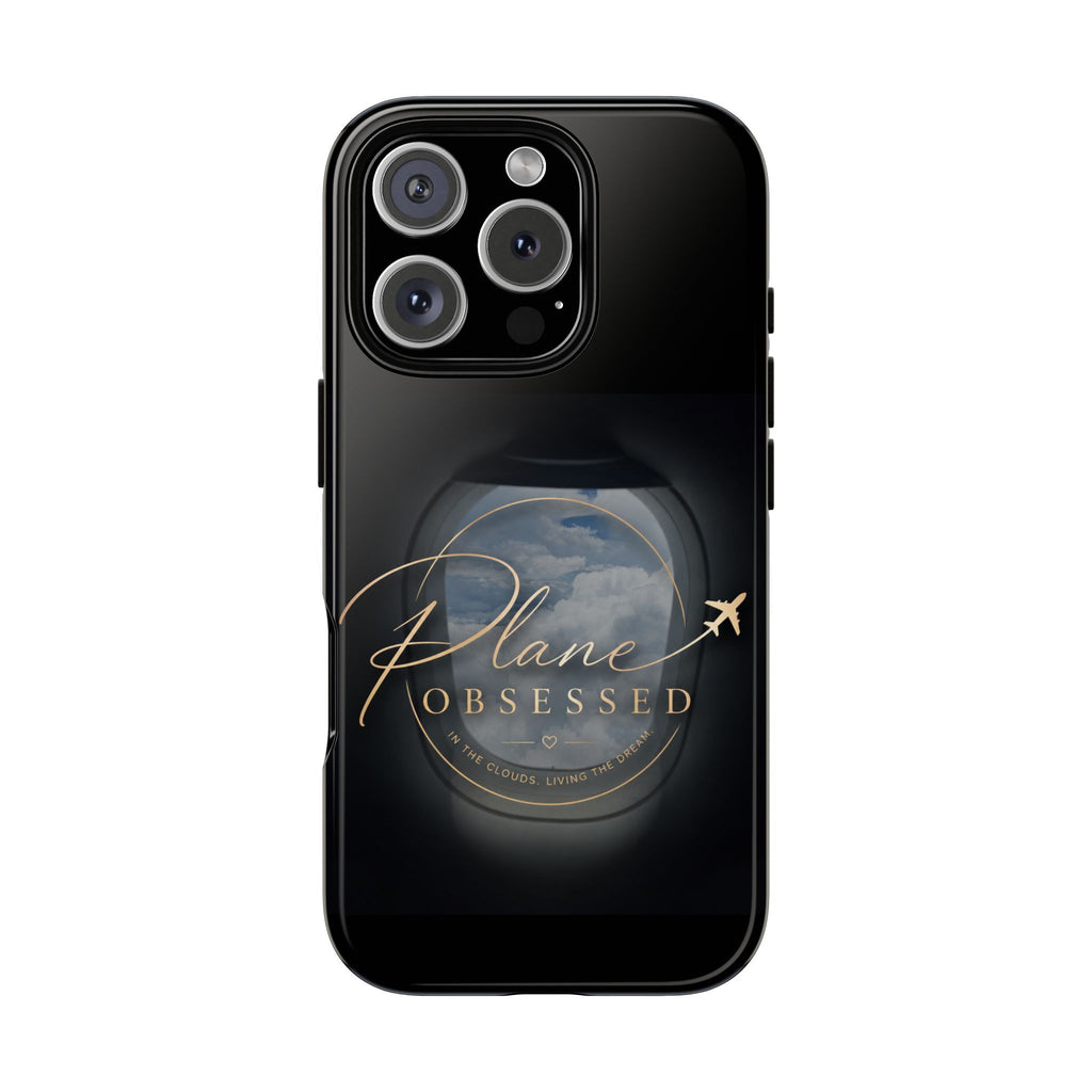 Plane Obsessed Phone Case — Protective Tough Case for Aviation Lovers