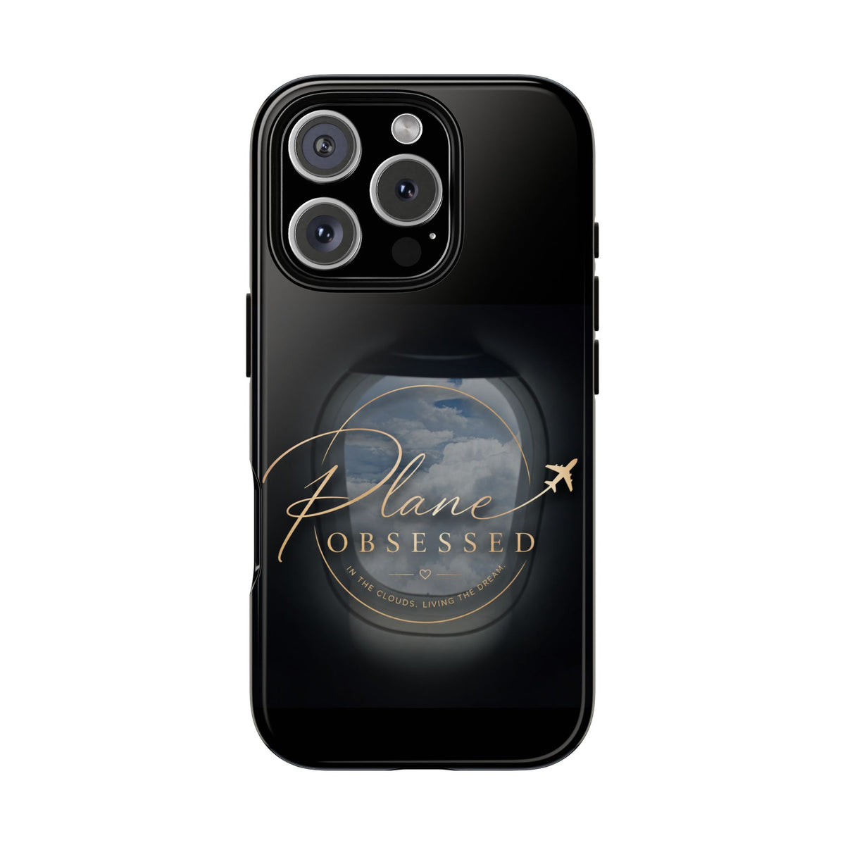 Plane Obsessed Phone Case — Protective Tough Case for Aviation Lovers