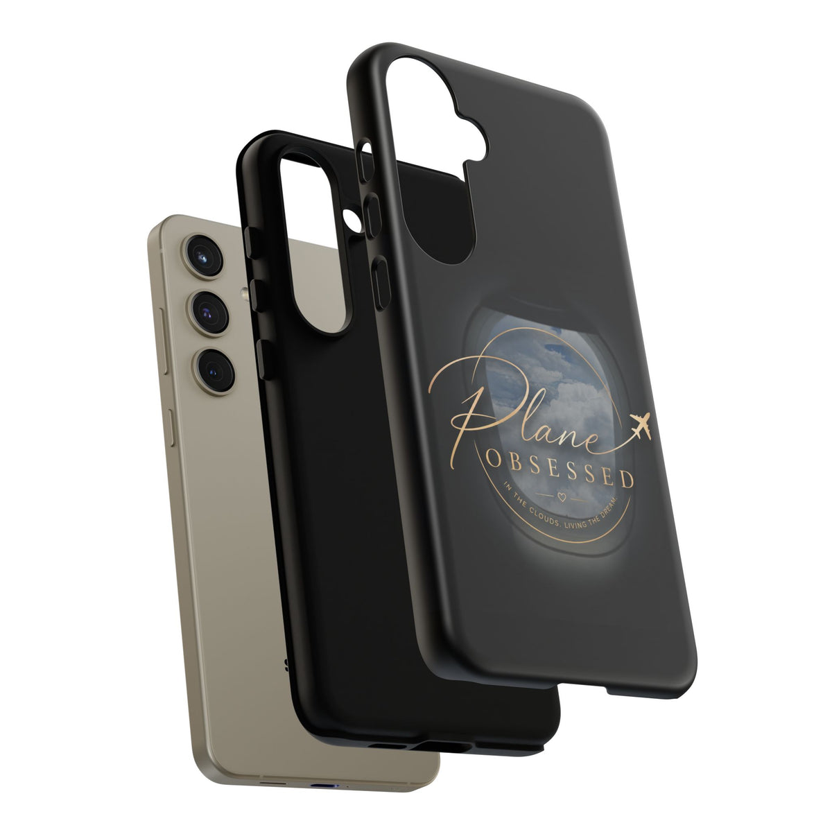 Plane Obsessed Phone Case — Protective Tough Case for Aviation Lovers