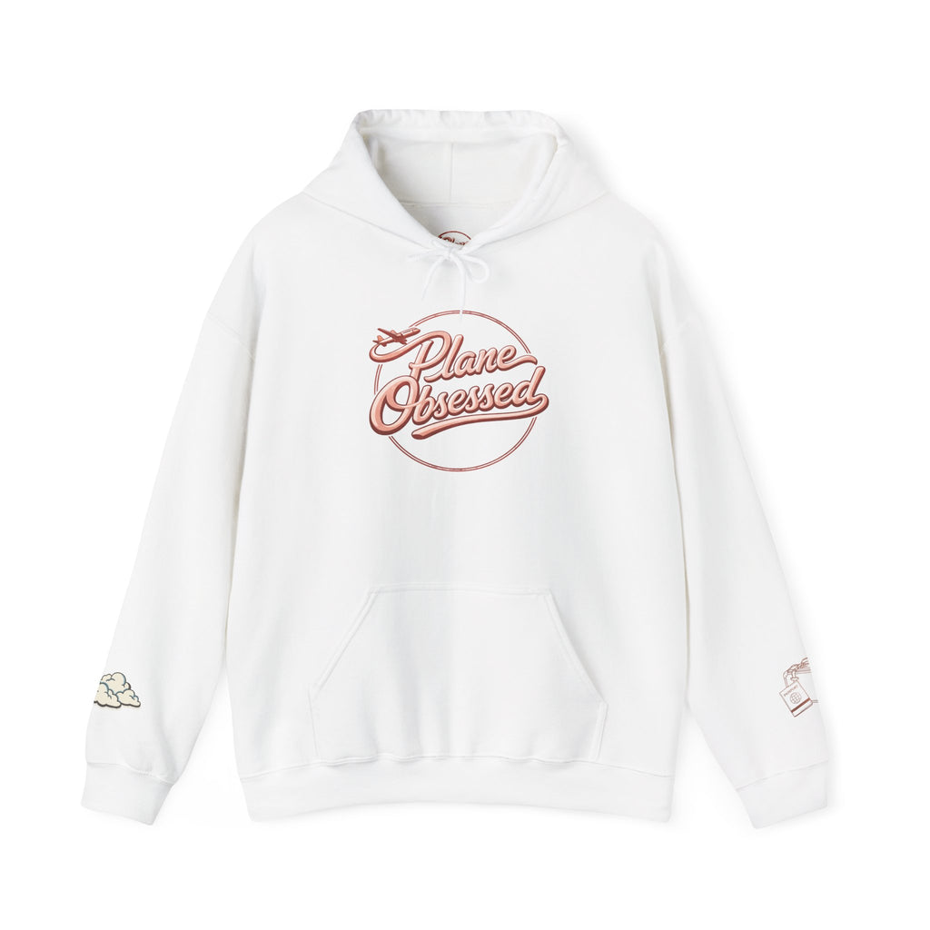 Planet Obsessed Hoodie — Retro Script Space Lover Pullover