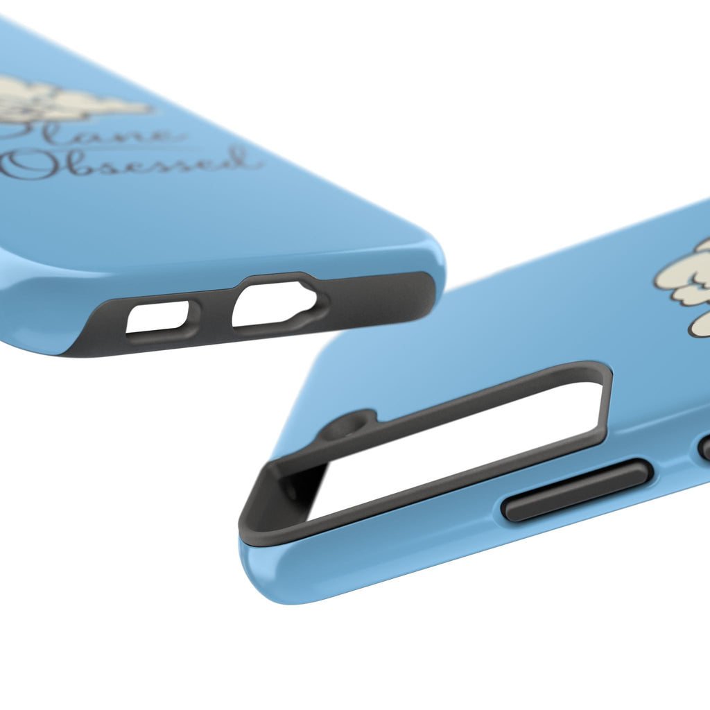 Phone Case — "Plane Obsessed" Cloud Sky Tough Protective Case
