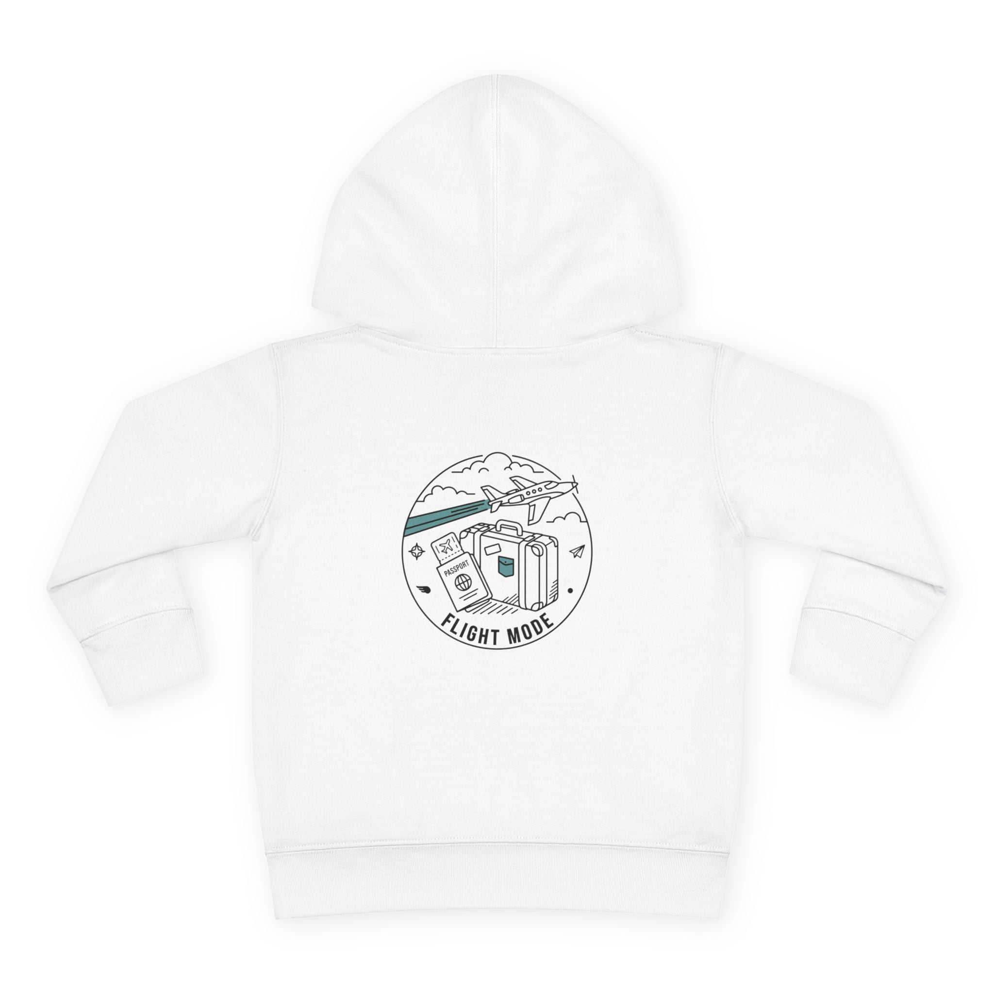 Toddler Hoodie - 'Plane Obsessed' Cute Cloud & Flight Mode Airplane Pullover