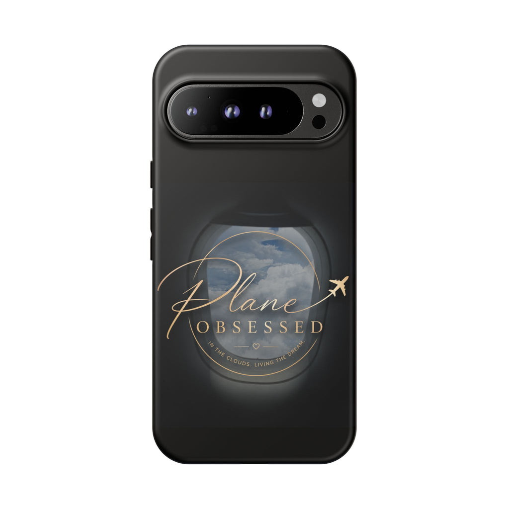 Plane Obsessed Phone Case — Protective Tough Case for Aviation Lovers