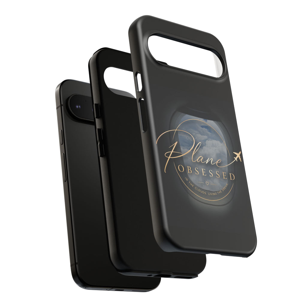 Plane Obsessed Phone Case — Protective Tough Case for Aviation Lovers