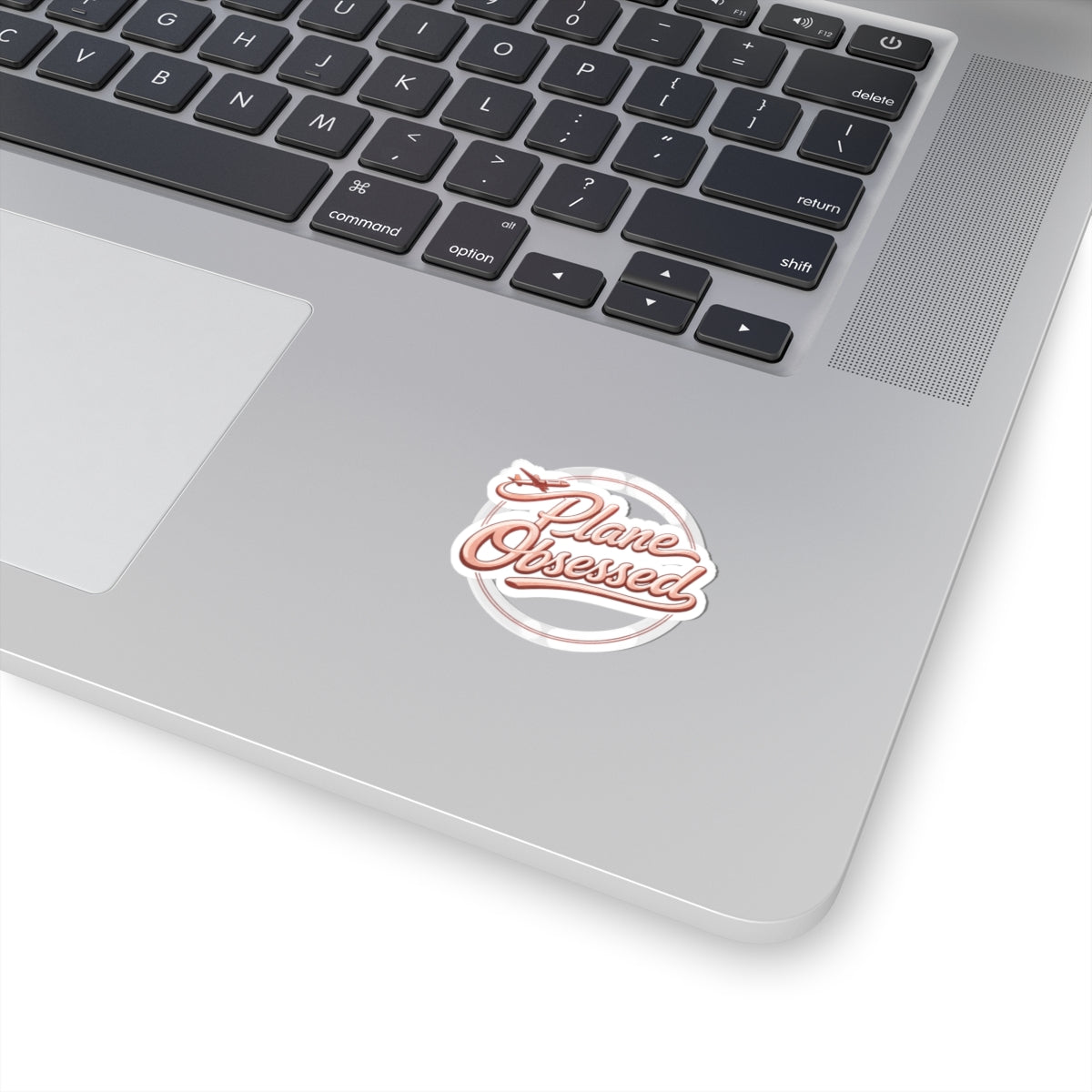Plane Obsessed Sticker — Travel Airplane Vinyl Kiss-Cut Decal