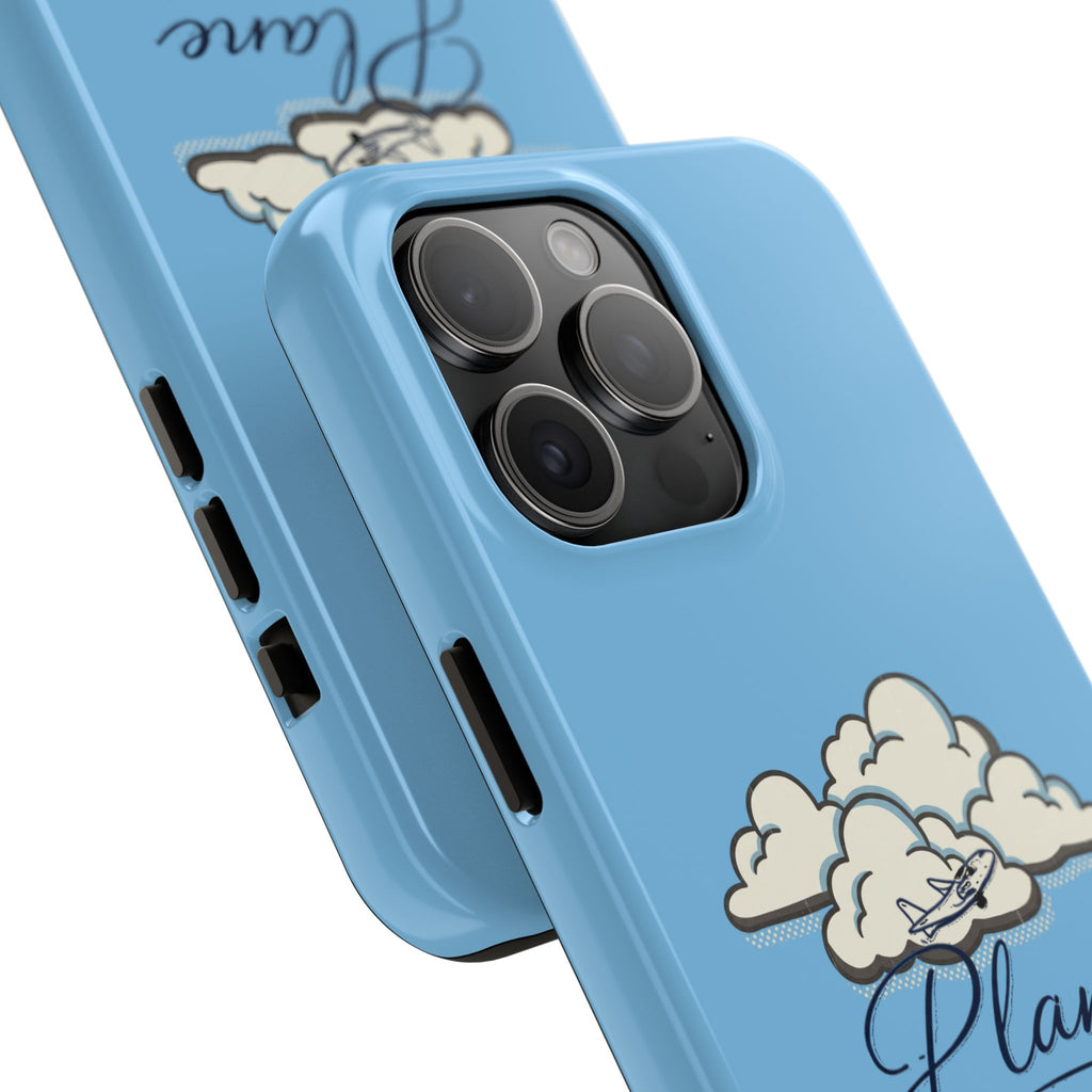 Phone Case — "Plane Obsessed" Cloud Sky Tough Protective Case