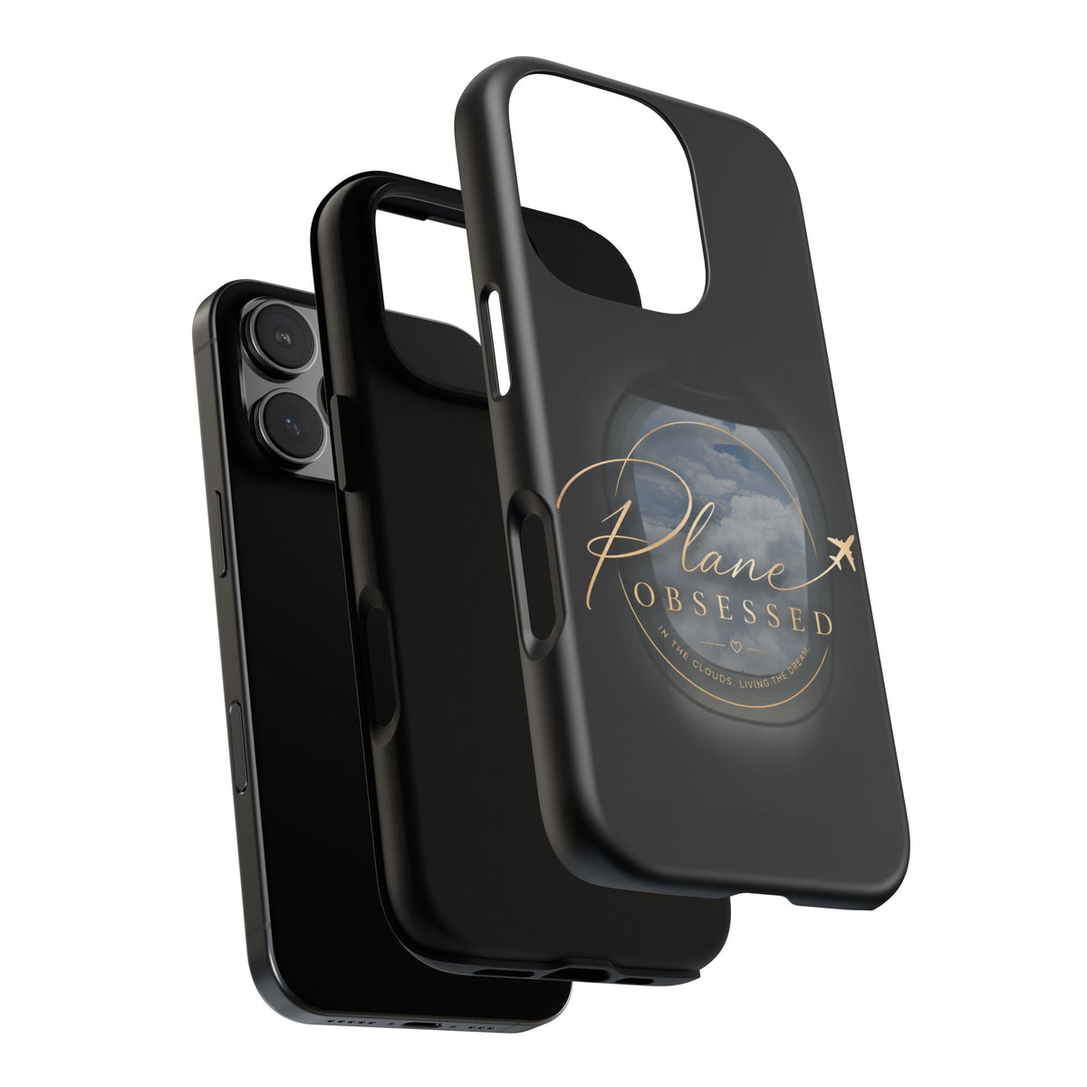 Plane Obsessed Phone Case — Protective Tough Case for Aviation Lovers