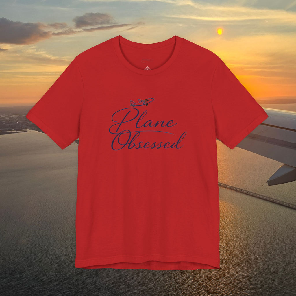 Plane Obsessed Tee — Flight Mode Graphic T‑Shirt for Aviation Lovers