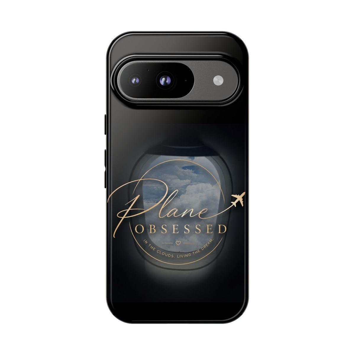 Plane Obsessed Phone Case — Protective Tough Case for Aviation Lovers