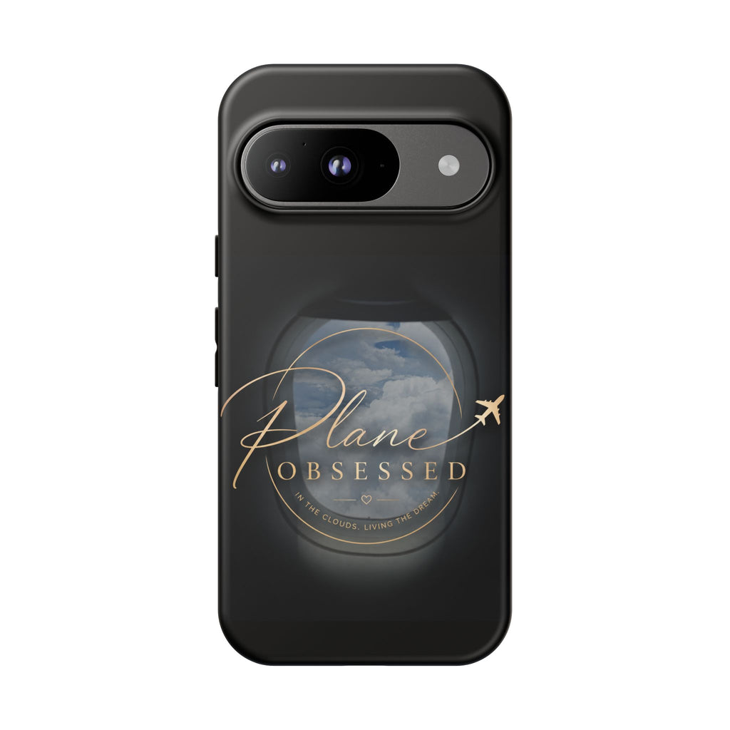 Plane Obsessed Phone Case — Protective Tough Case for Aviation Lovers