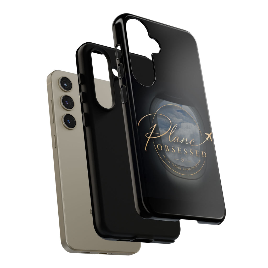 Plane Obsessed Phone Case — Protective Tough Case for Aviation Lovers