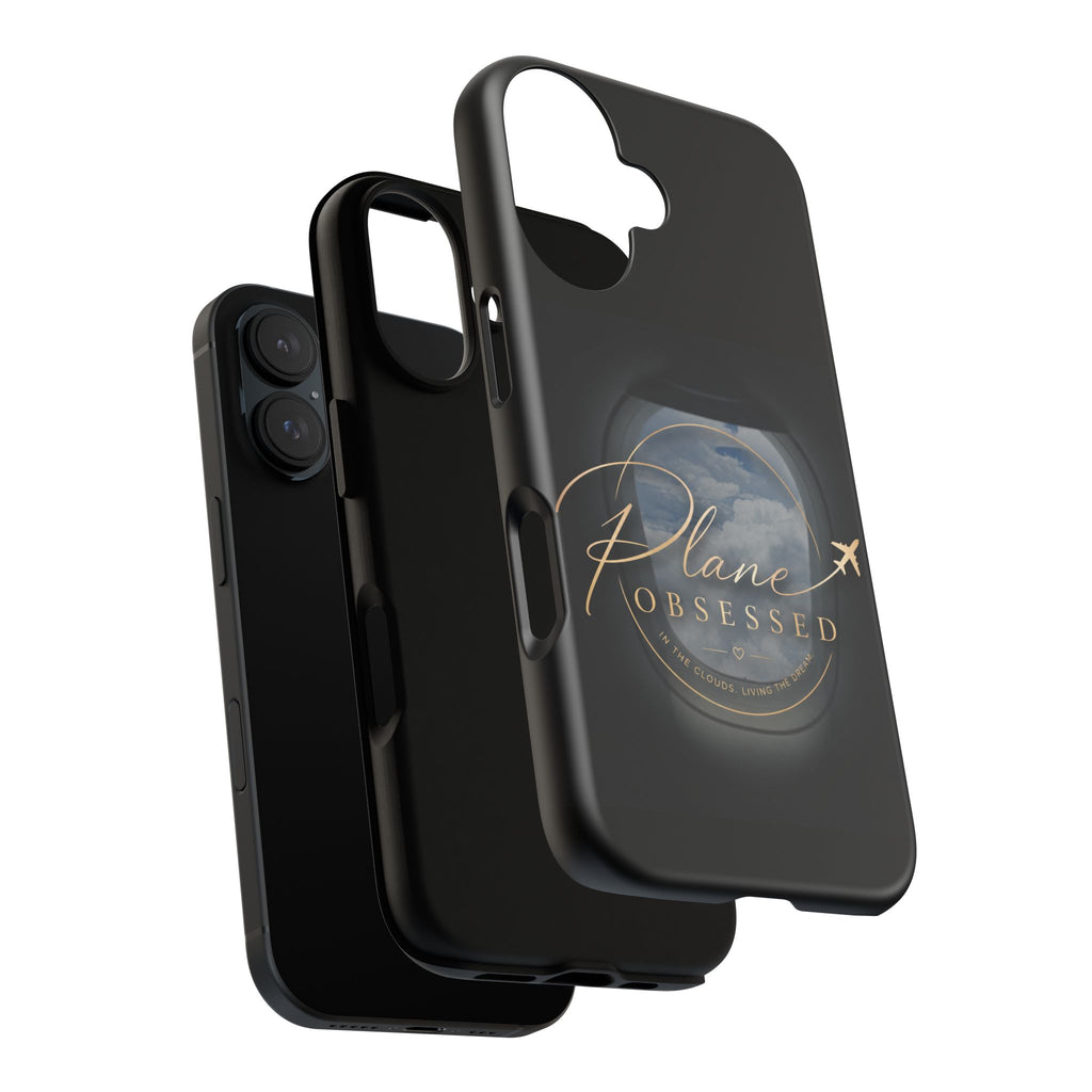 Plane Obsessed Phone Case — Protective Tough Case for Aviation Lovers