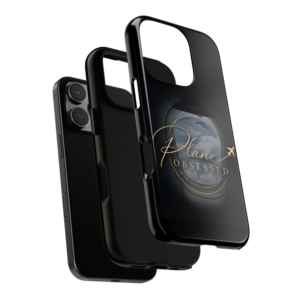 Plane Obsessed Phone Case — Protective Tough Case for Aviation Lovers