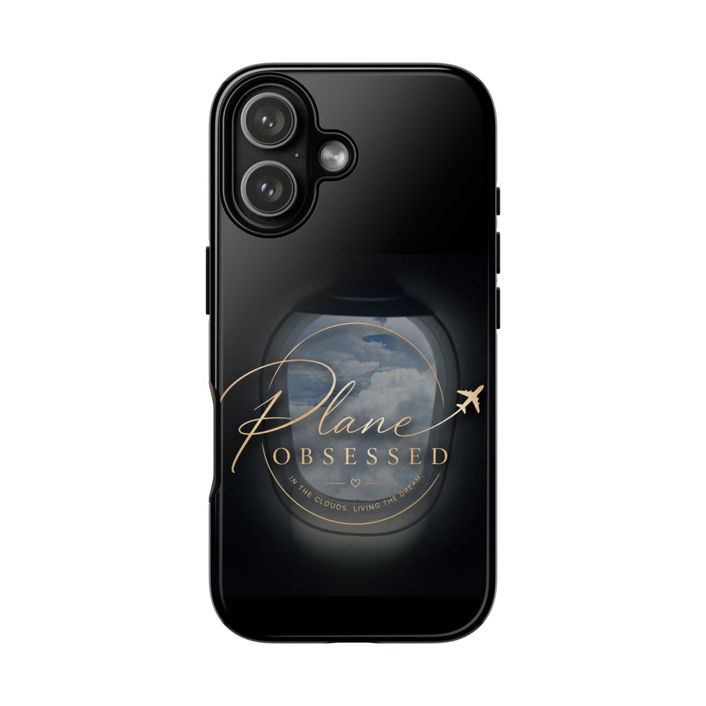 Plane Obsessed Phone Case — Protective Tough Case for Aviation Lovers