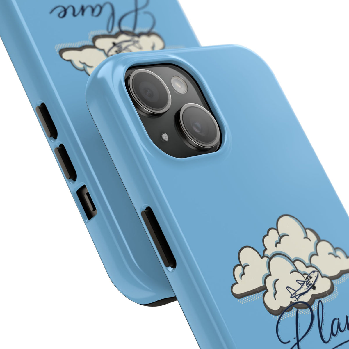 Phone Case — "Plane Obsessed" Cloud Sky Tough Protective Case