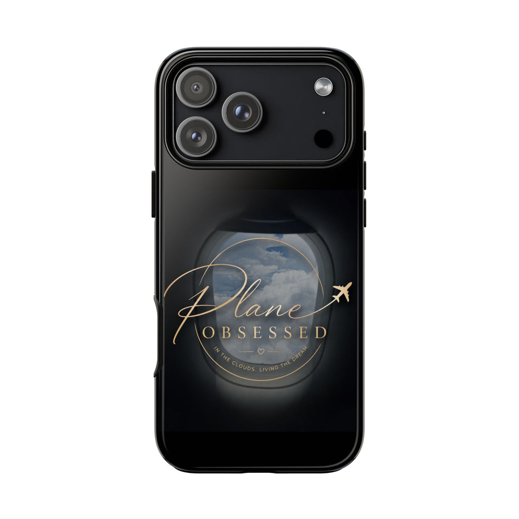 Plane Obsessed Phone Case — Protective Tough Case for Aviation Lovers