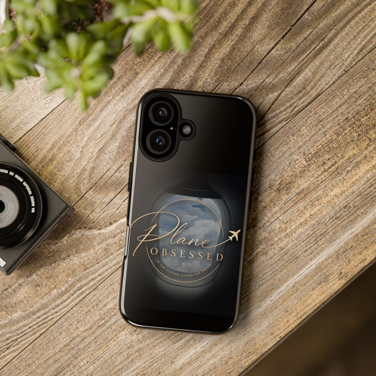 Plane Obsessed Phone Case — Protective Tough Case for Aviation Lovers