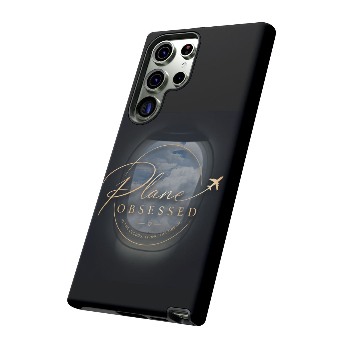 Plane Obsessed Phone Case — Protective Tough Case for Aviation Lovers