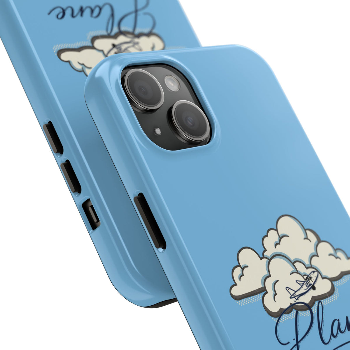 Phone Case — "Plane Obsessed" Cloud Sky Tough Protective Case