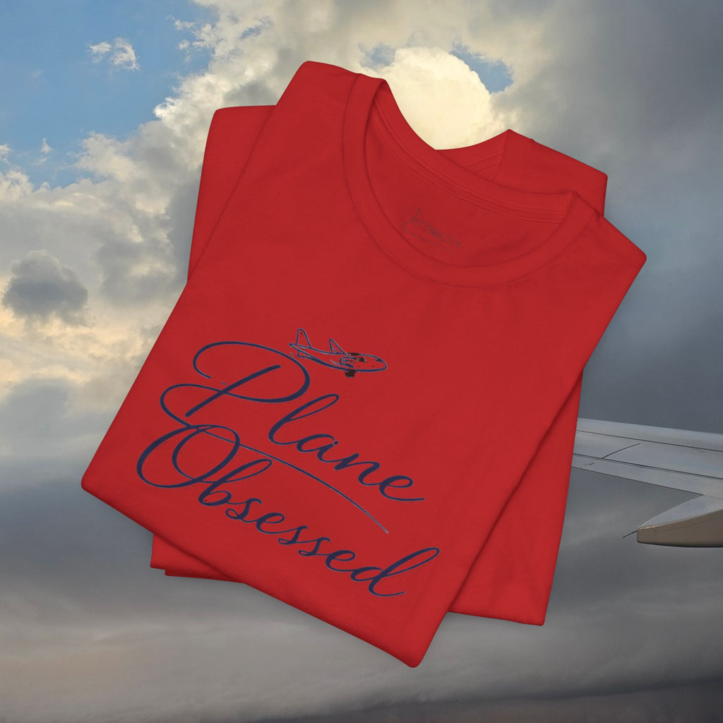 Plane Obsessed Tee — Flight Mode Graphic T‑Shirt for Aviation Lovers