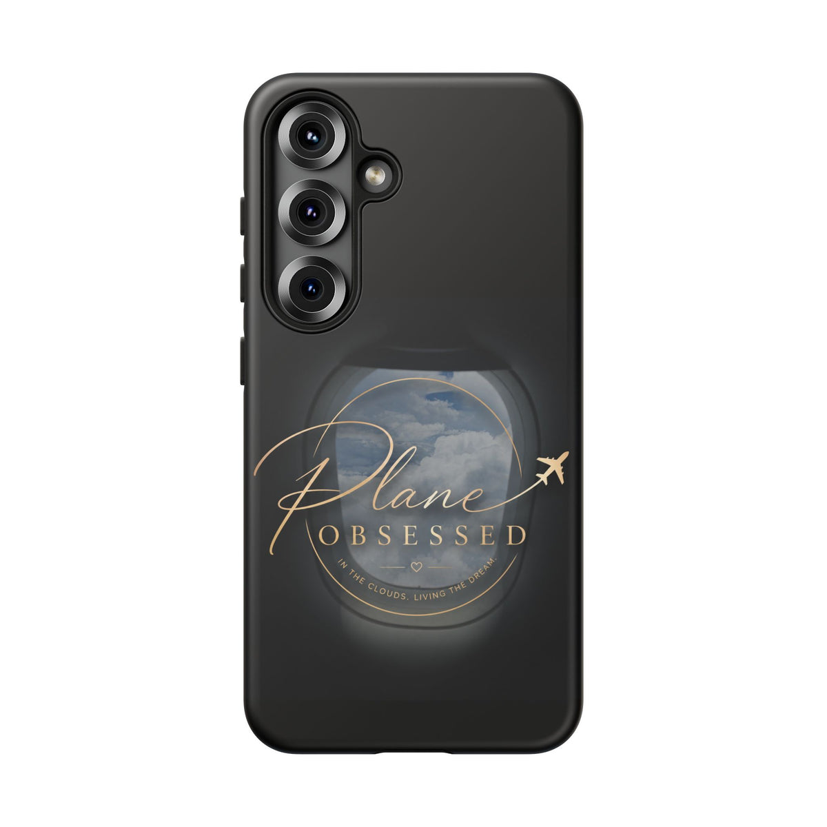 Plane Obsessed Phone Case — Protective Tough Case for Aviation Lovers