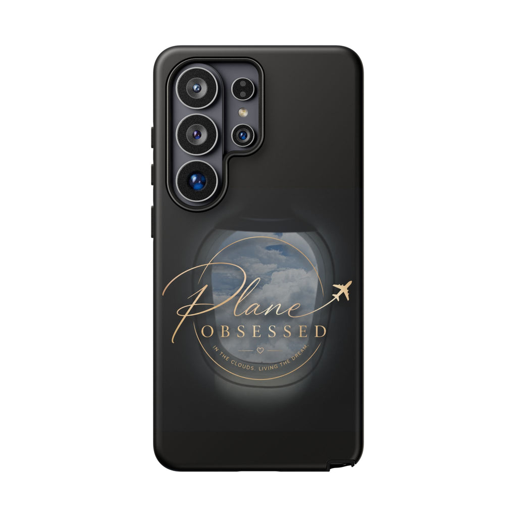 Plane Obsessed Phone Case — Protective Tough Case for Aviation Lovers