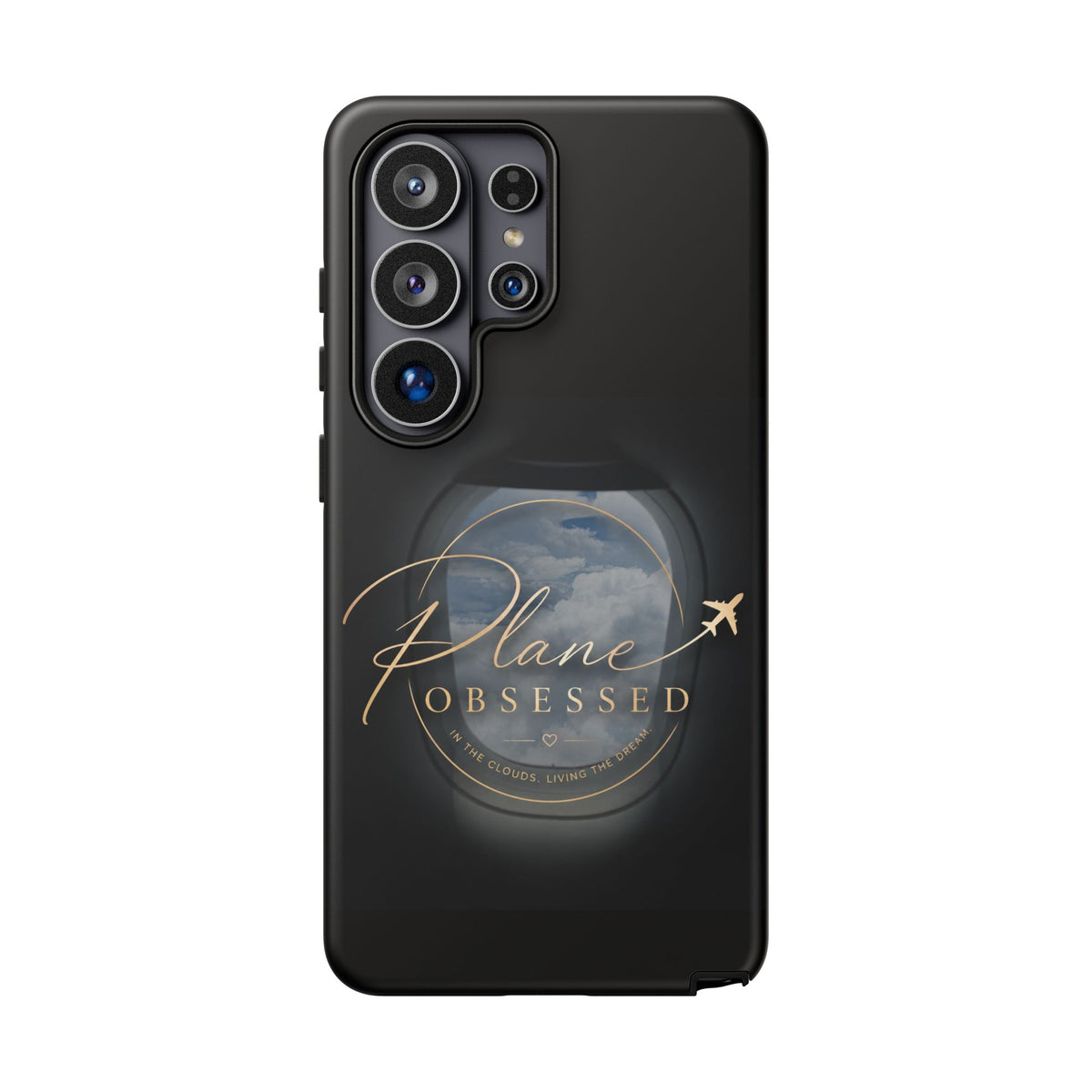 Plane Obsessed Phone Case — Protective Tough Case for Aviation Lovers