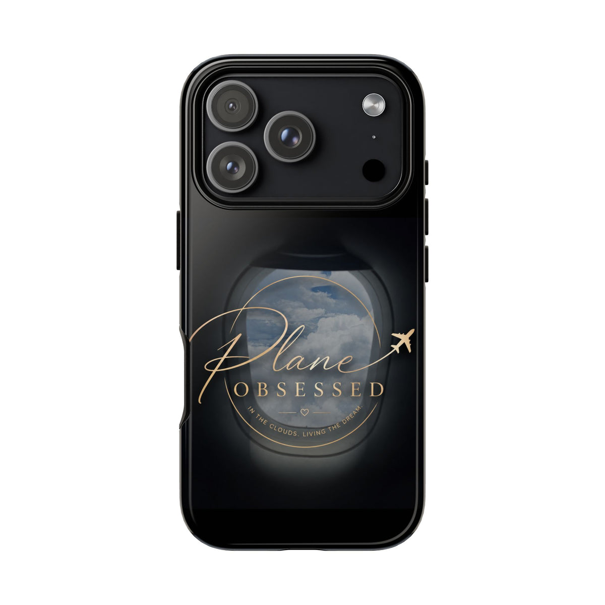 Plane Obsessed Phone Case — Protective Tough Case for Aviation Lovers