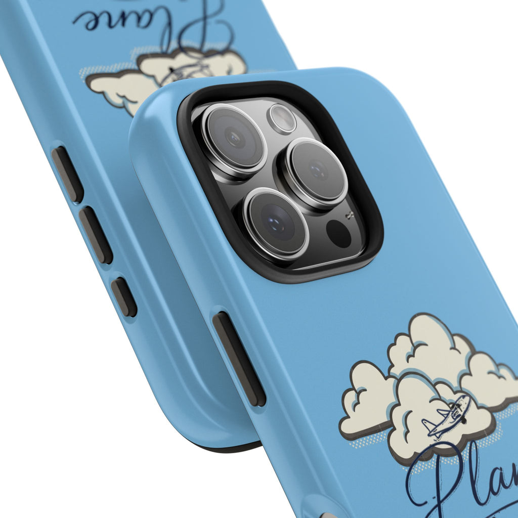 Phone Case — "Plane Obsessed" Cloud Sky Tough Protective Case