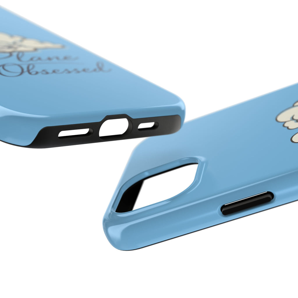 Phone Case — "Plane Obsessed" Cloud Sky Tough Protective Case